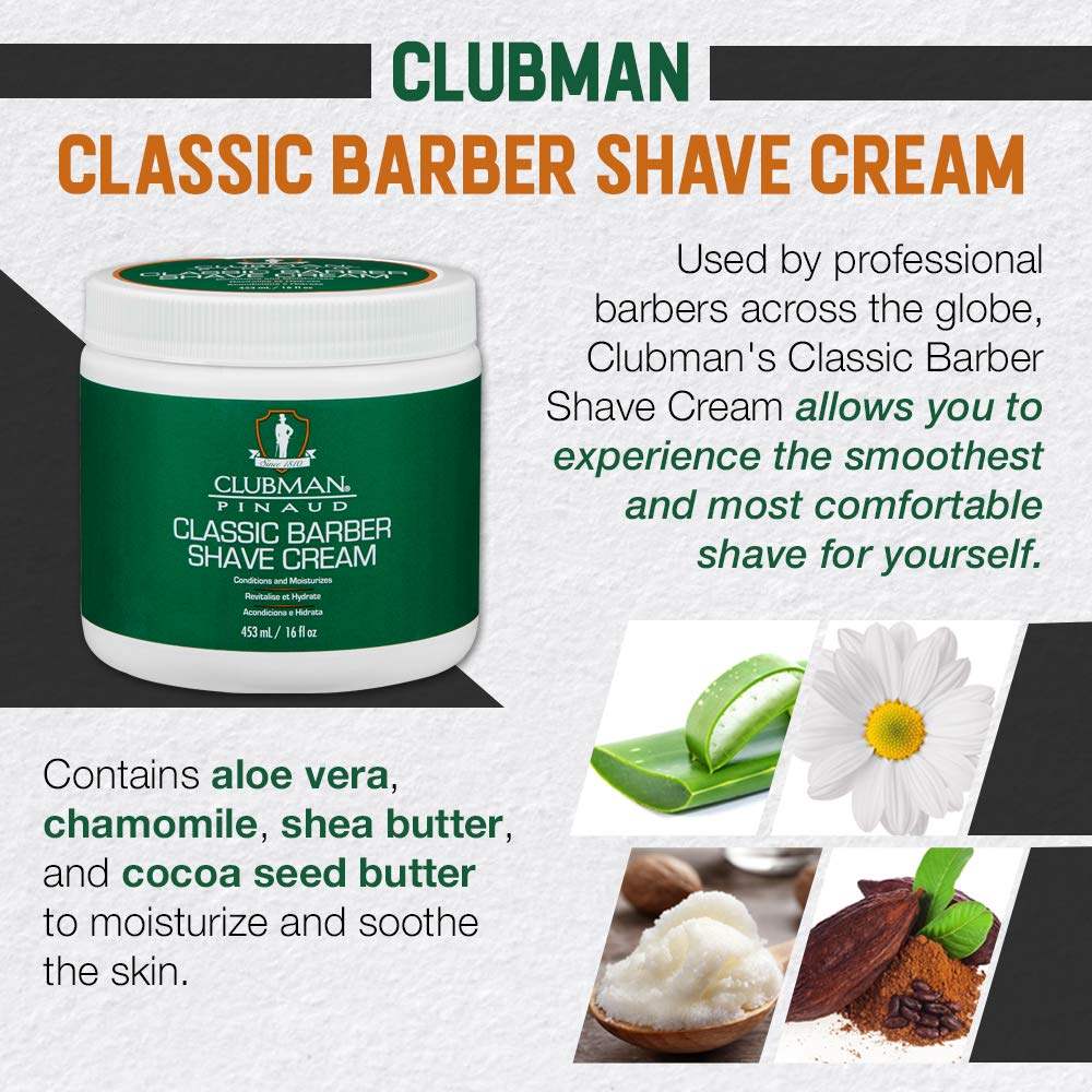 CLUBMAN Classic Barber Shave Cream