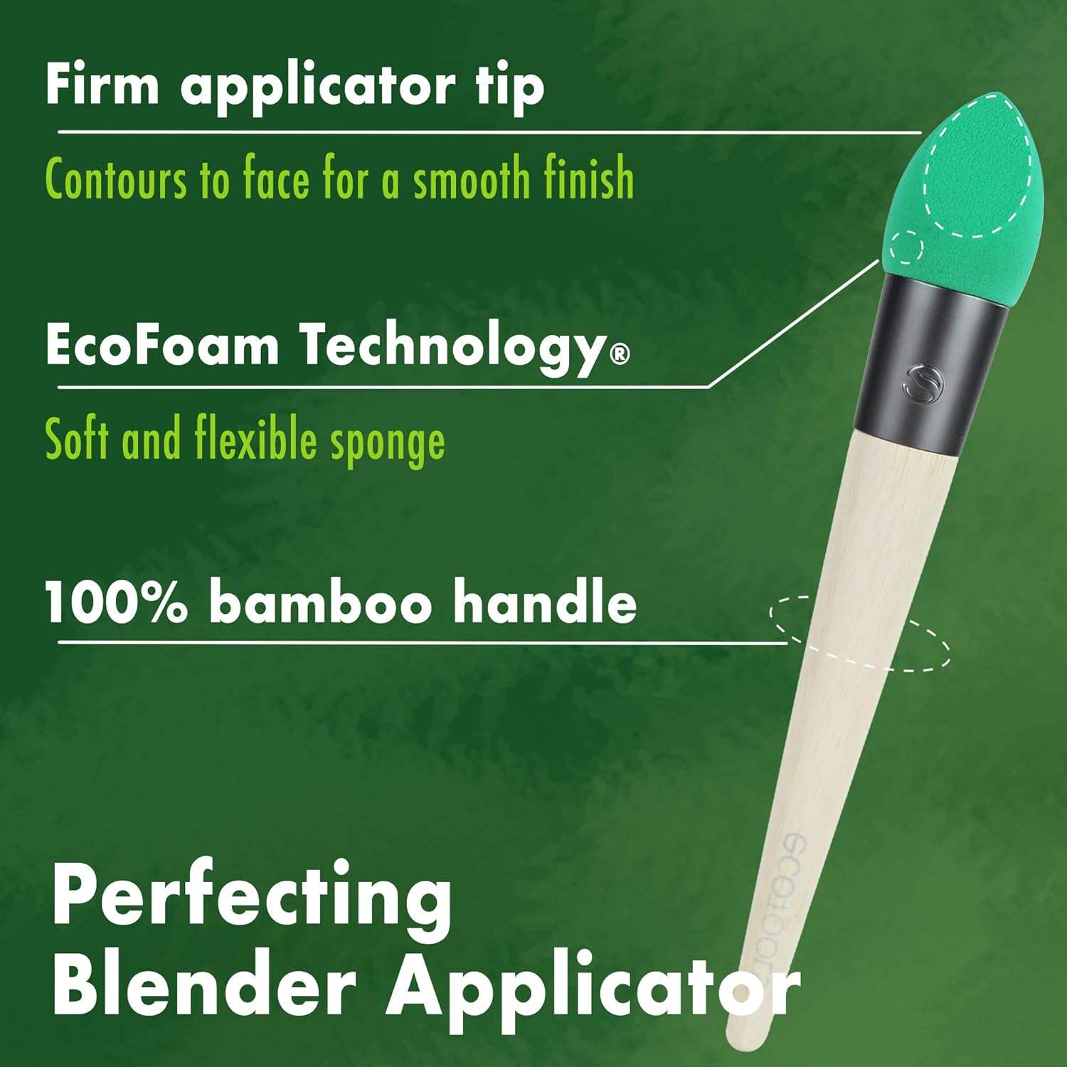 EcoTools Foam Applicator Brush - Bamboo & Recycled Materials