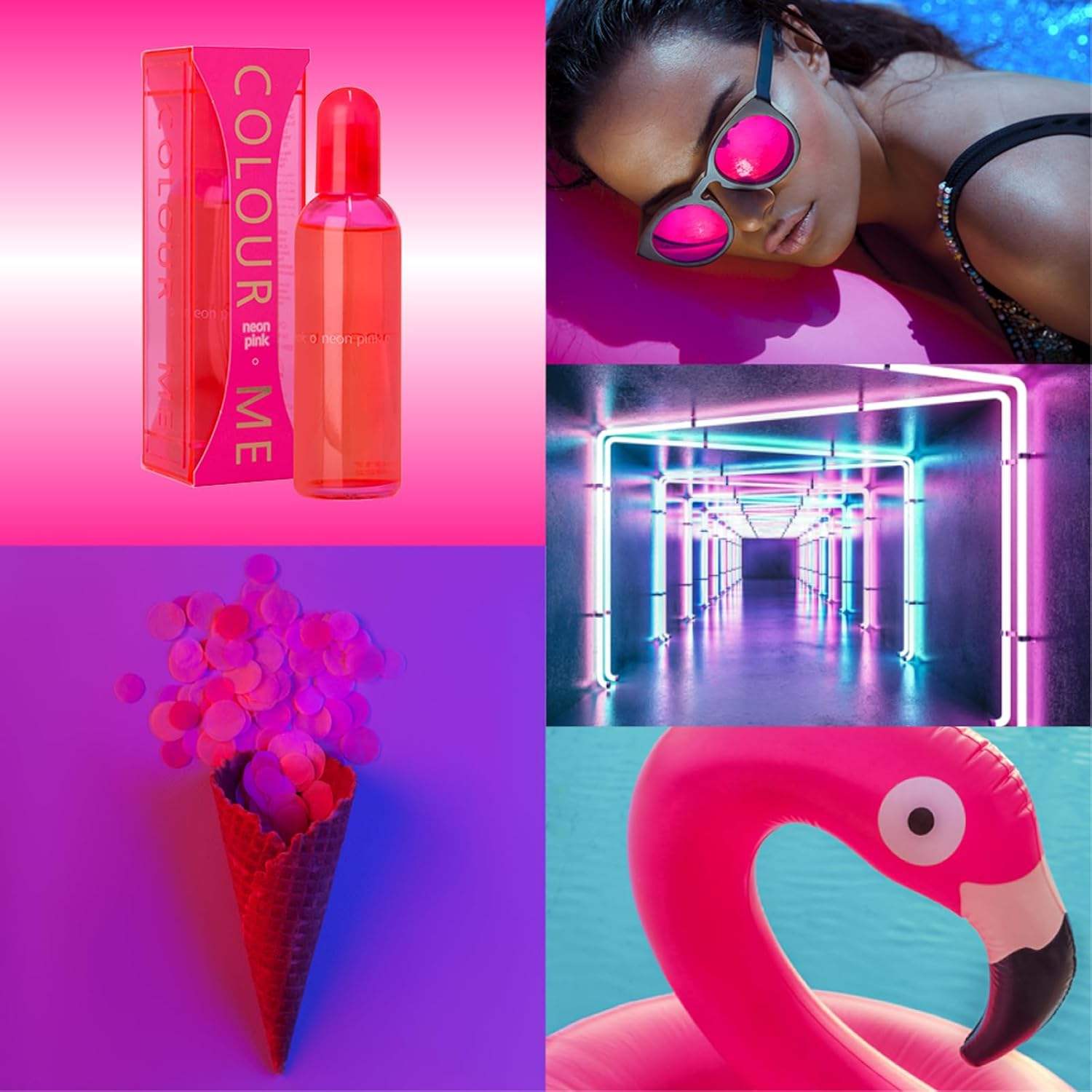 Colour Me Neon Pink by Milton-Lloyd for Women - 3.4 oz EDP Spray