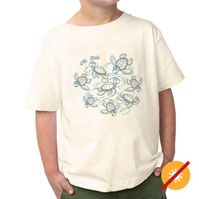 Kids Crew Tee - Turtle Time - Ash by DelSol for Kids - 1 Pc T-Shirt (2T)