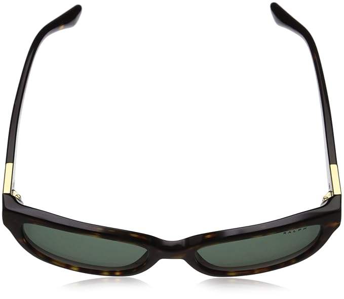 Ralph Lauren RA5208 1378-71 - Dark Tortoise-Green Solid by Ralph Lauren for Women - 55-17-135 mm Sunglasses