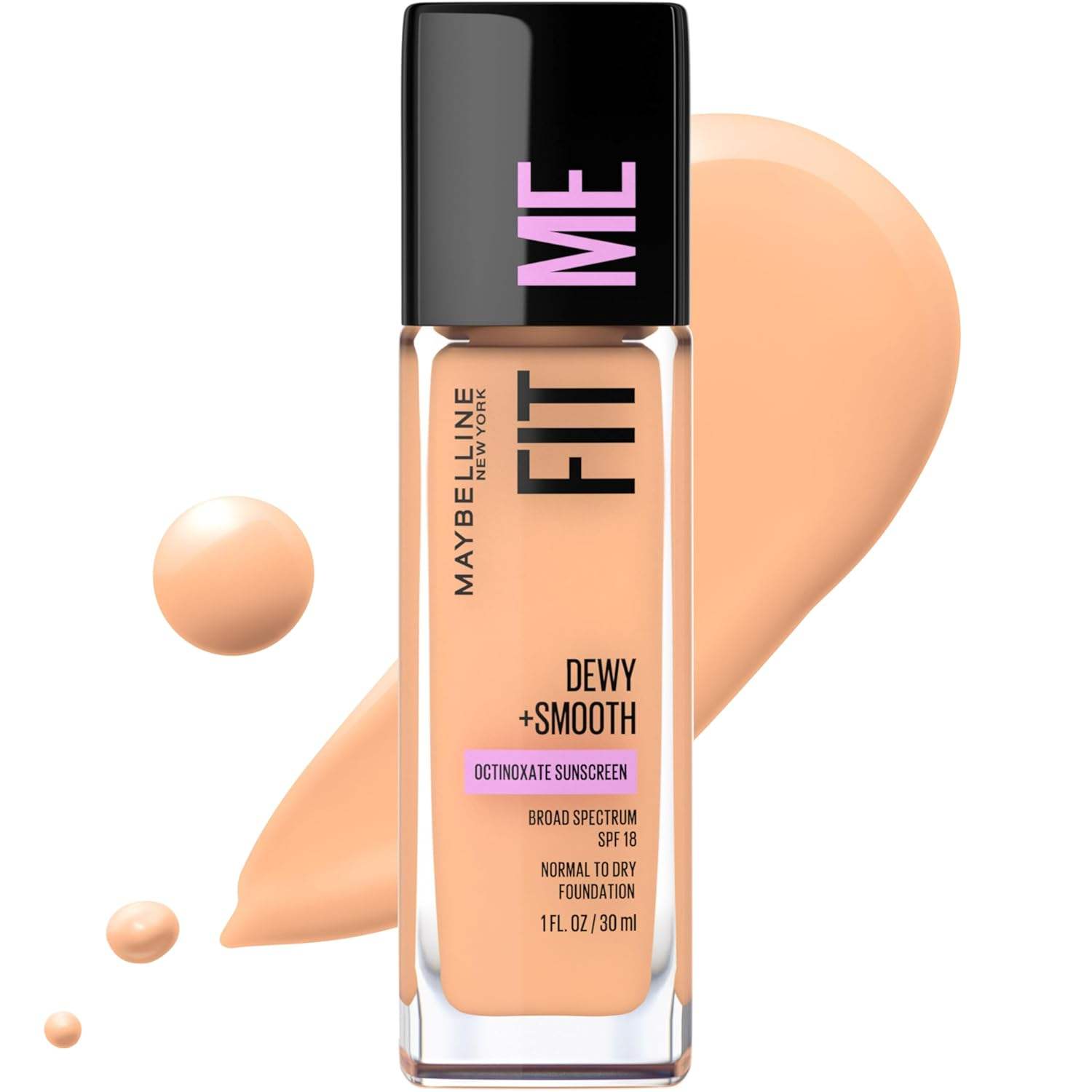 MAYBELLINE Fit Me! Dewy and Smooth Foundation - Buff Beige