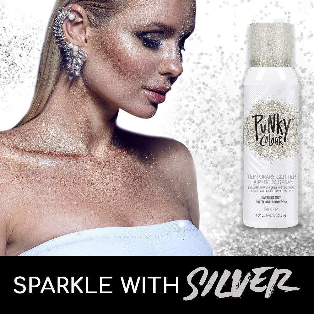 JEROME RUSSELL BWild Glitter Spray - Silver