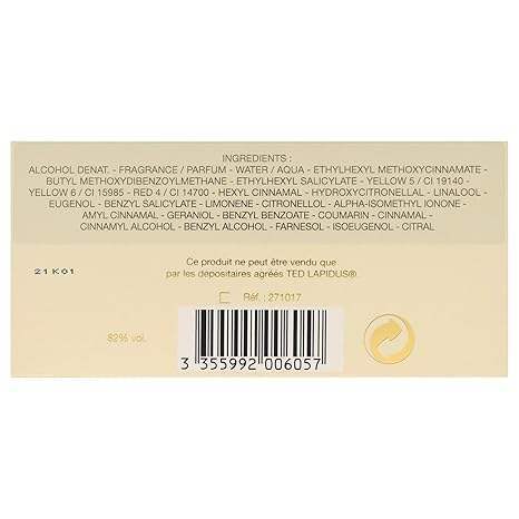 Creation by Ted Lapidus for Women - 3.33 oz EDT Spray (Unboxed)