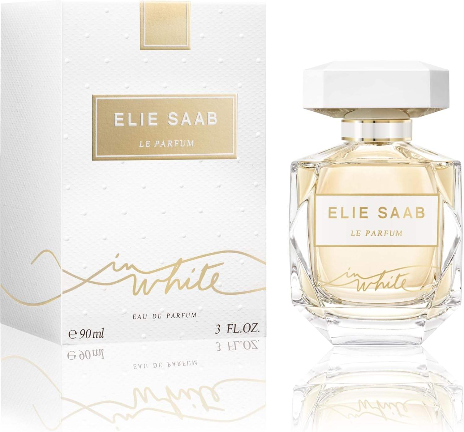 Le Parfum In White by Elie Saab for Women - 3 oz EDP Spray