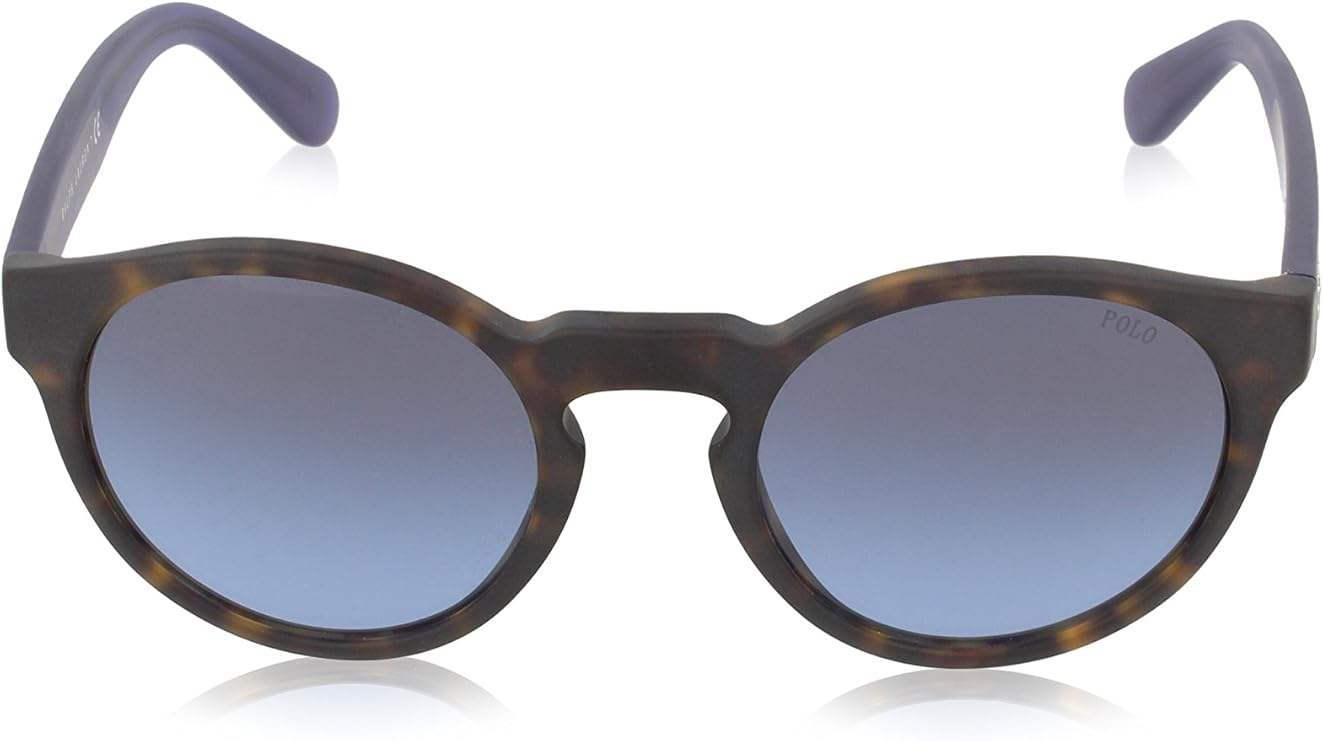 Polo Ralph Lauren PH 4101 5566-8F - Matte Dark Havana-Blue Gradient by Ralph Lauren for Women - 52-22-145 mm Sunglasses