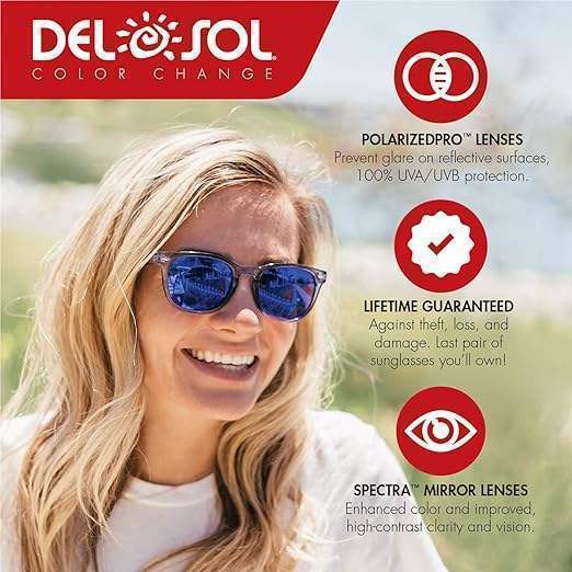 Solize Sunny Afternoon - Tortoise to Pink by DelSol for Women - 1 Pc Sunglasses