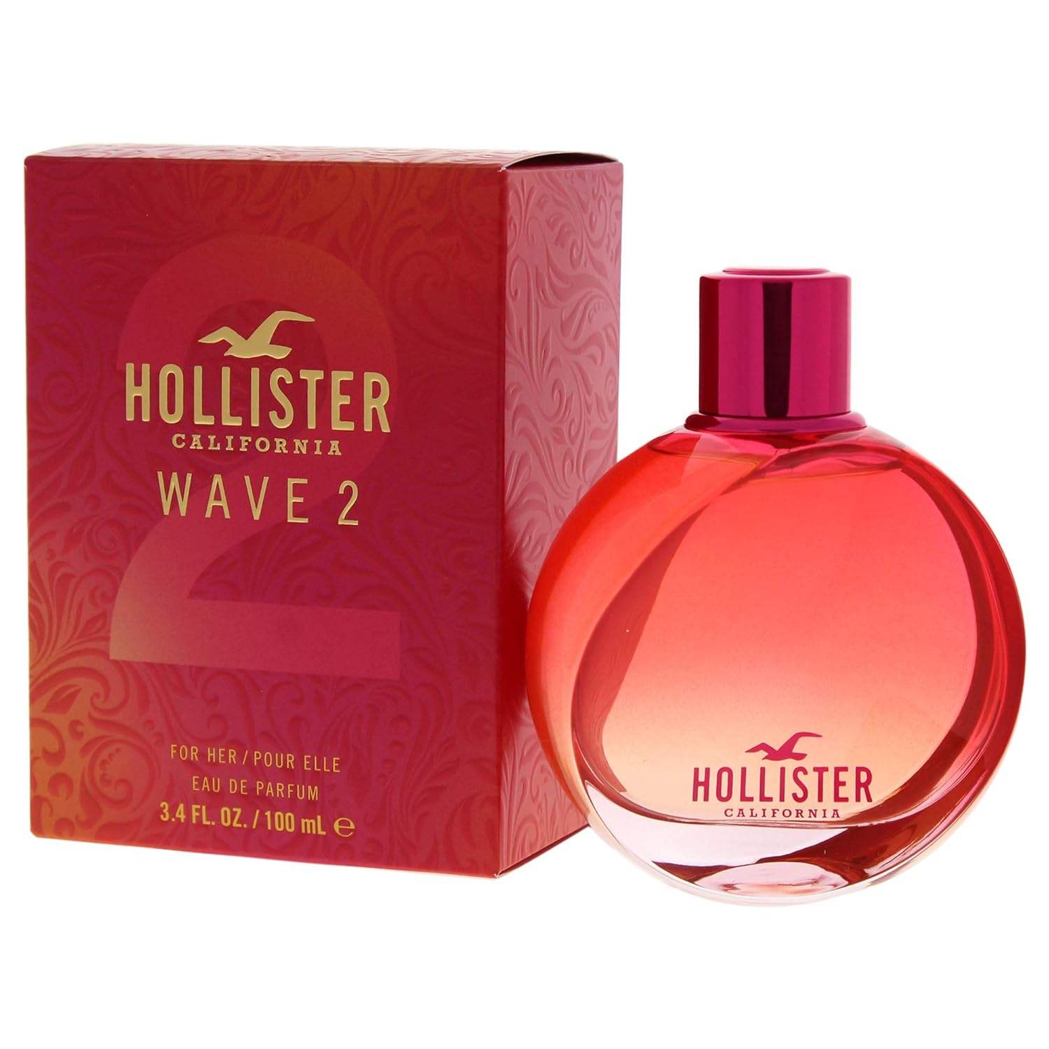 Wave 2 by Hollister for Women - 3.4 oz EDP Spray