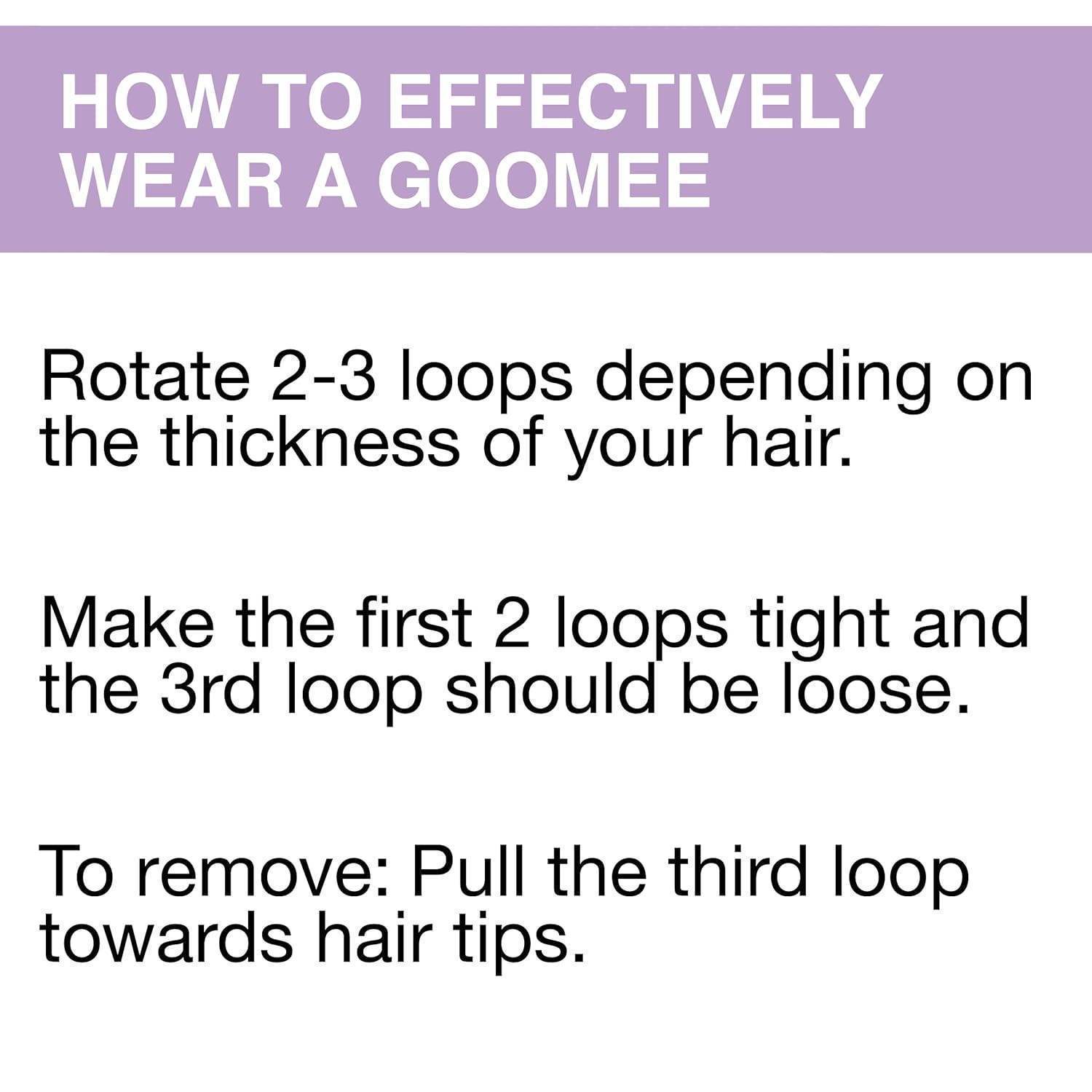 Active The Markless Hair Loop Set - Namaste by Goomee for Women - 4 Pc Hair Tie