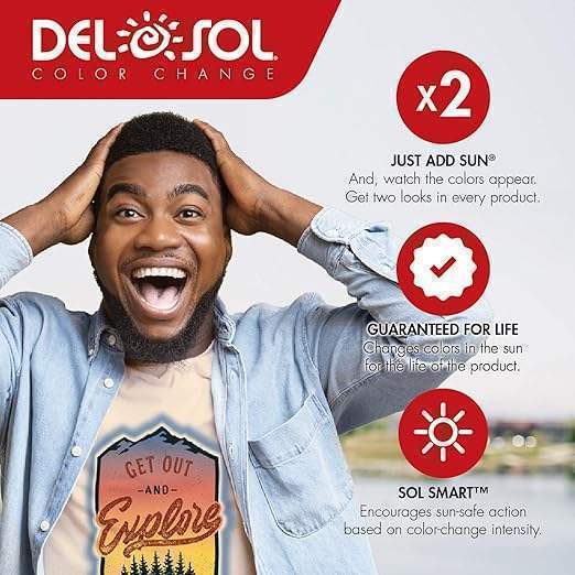 Men Crew Tee - Wanderlsut - Indigo by DelSol for Men - 1 Pc T-Shirt (Large)