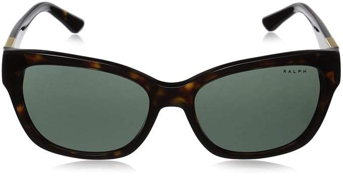 Ralph Lauren RA5208 1378-71 - Dark Tortoise-Green Solid by Ralph Lauren for Women - 55-17-135 mm Sunglasses