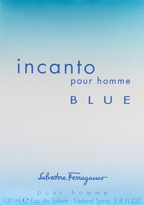 Incanto Blue by Salvatore Ferragamo for Men - 3.4 oz EDT Spray
