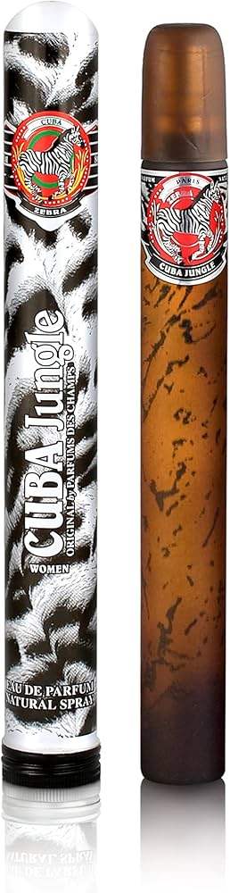 Cuba Jungle Zebra by Cuba for Women - 1.17 oz EDP Spray - Pack of 2