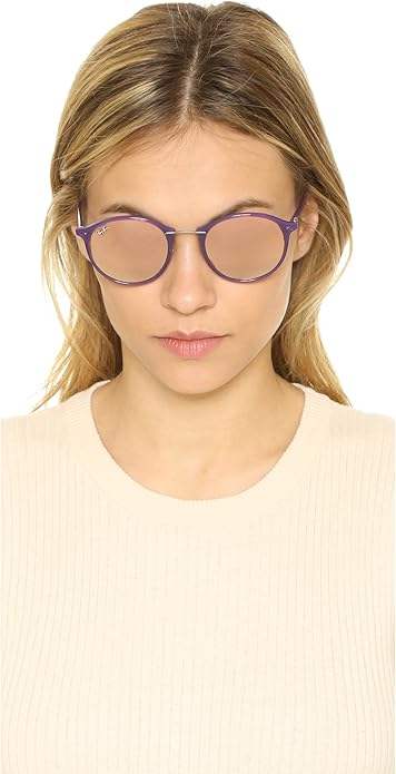 Ray Ban RB 4242 6034-2Y LightRay - Violet-Copper by Ray Ban for Women - 49-21-140 mm Sunglasses