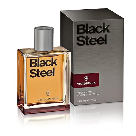 Black Steel by Swiss Army for Men - 3.4 oz EDT Spray