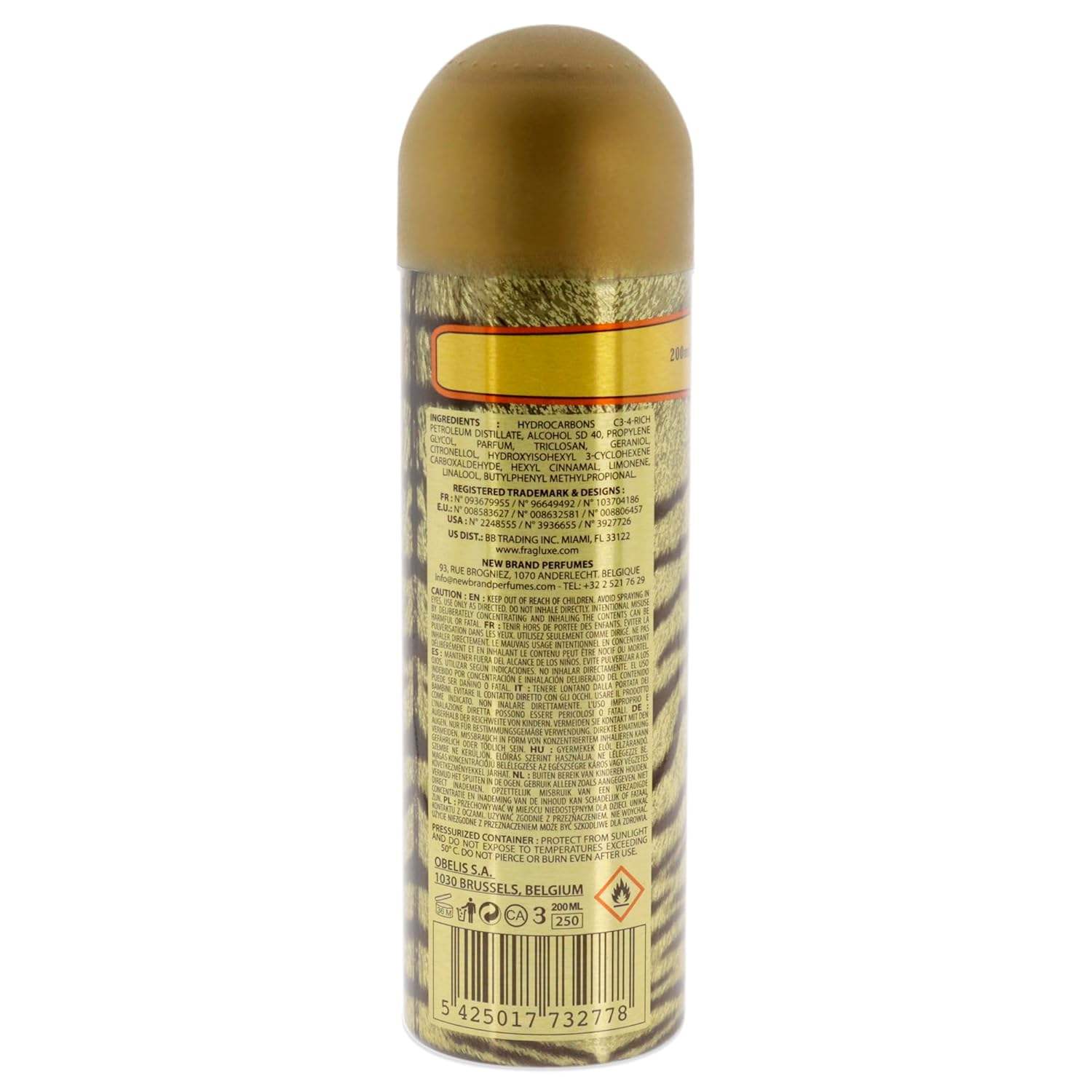 Cuba Jungle Tiger by Cuba for Women - 6.6 oz Body Spray