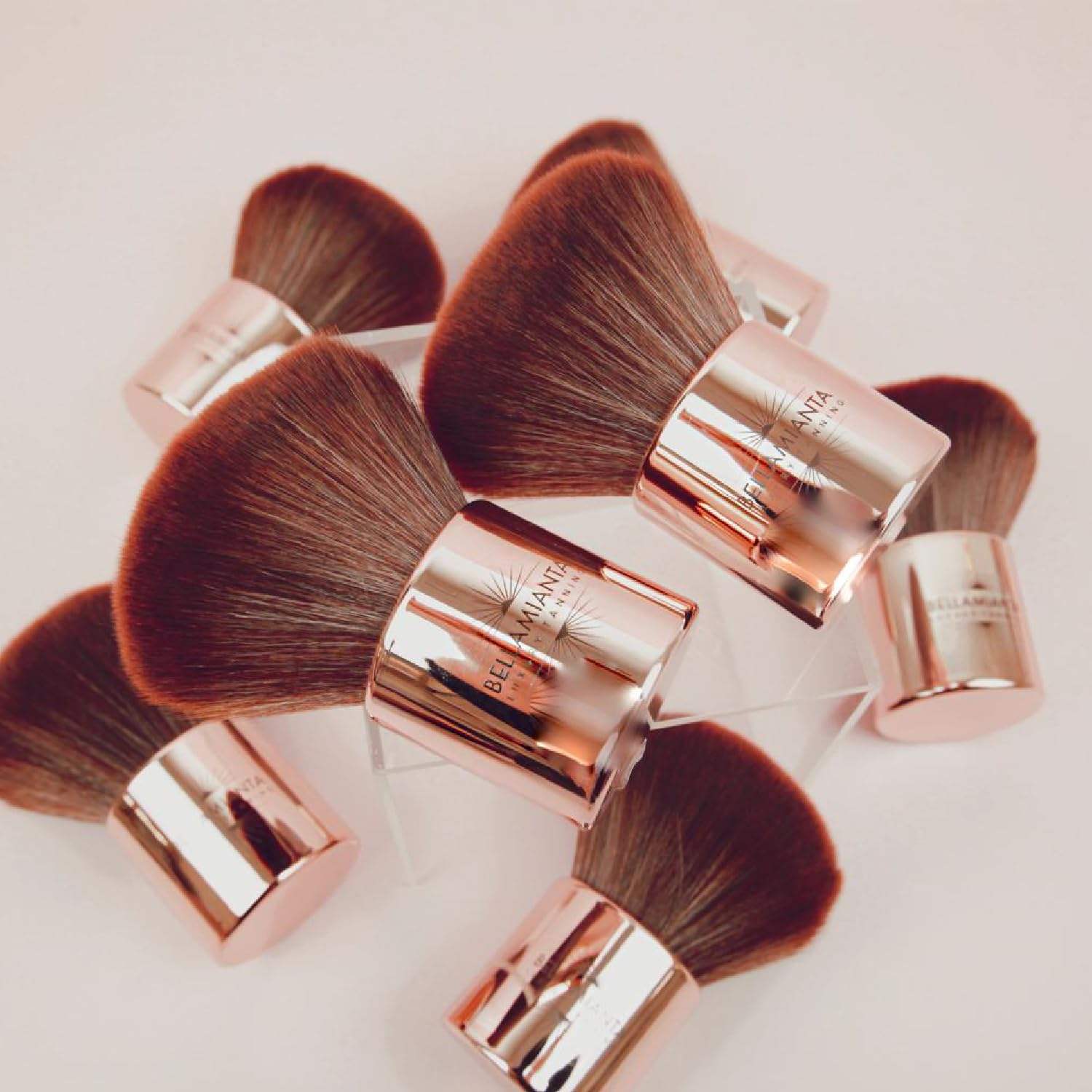 Large Kabuki Bronzing Brush by Bellamianta for Women - 1 Pc Brush