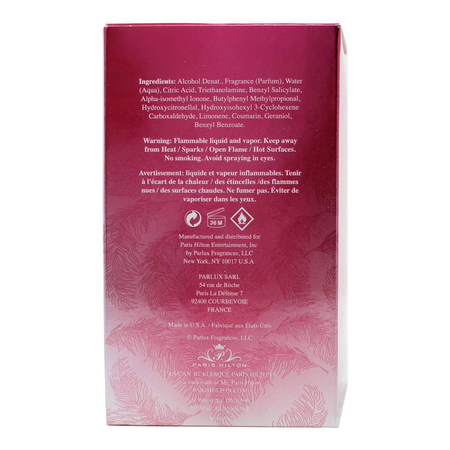 Can Can Burlesque by Paris Hilton for Women - 3.4 oz EDP Spray