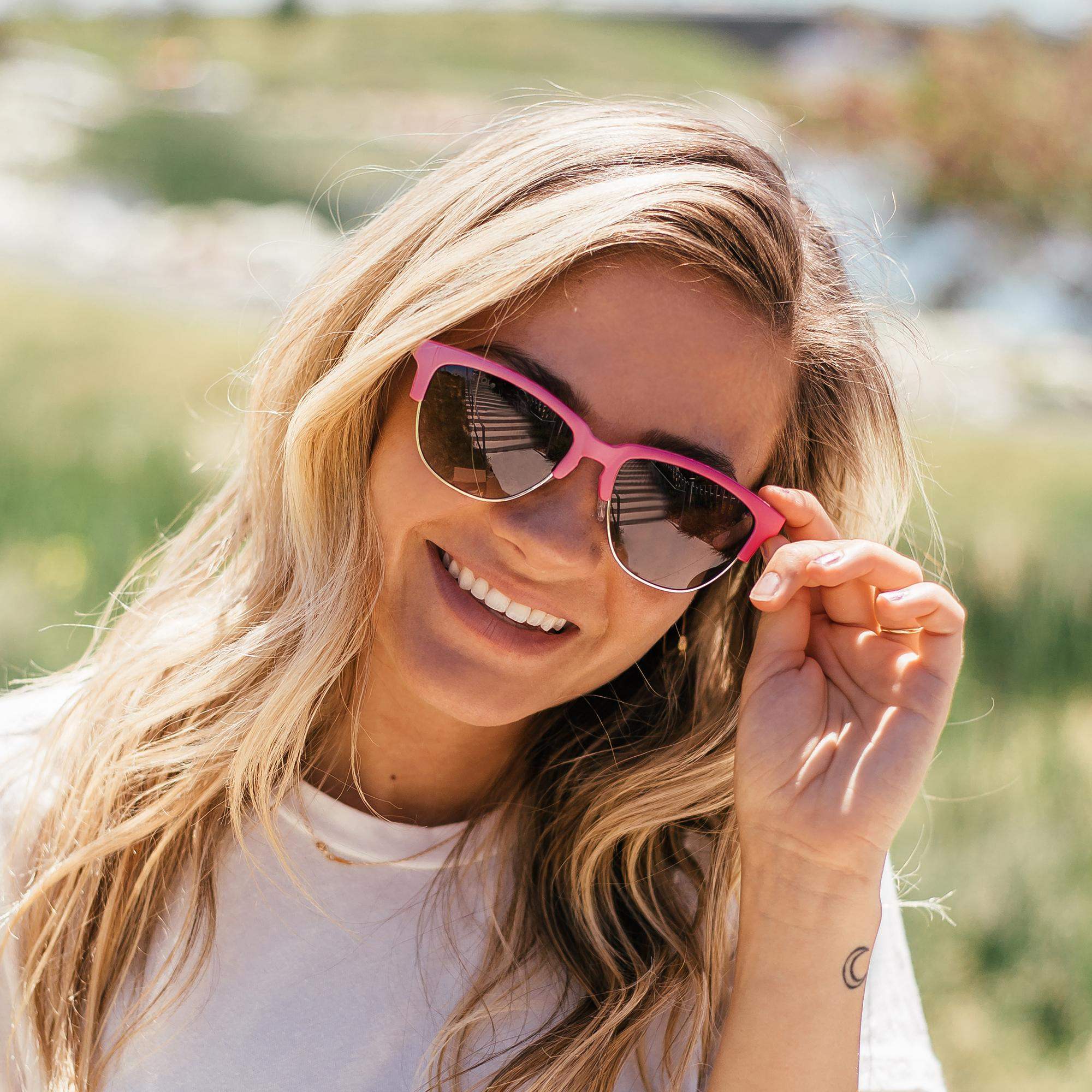 Solize One Love - Ivory-Pink by DelSol for Unisex - 1 Pc Sunglasses