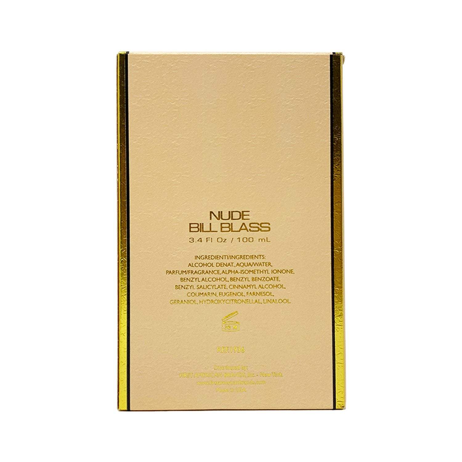 Nude by Bill Blass for Women - 3.4 oz Cologne Spray