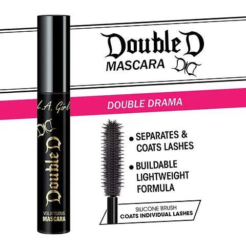 L.A. GIRL Double D Mascara - Dramatic Black