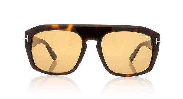 Tom Ford TF470 56E Conrad - Havana-Brown by Tom Ford for Women - 58-18-145 mm Sunglasses