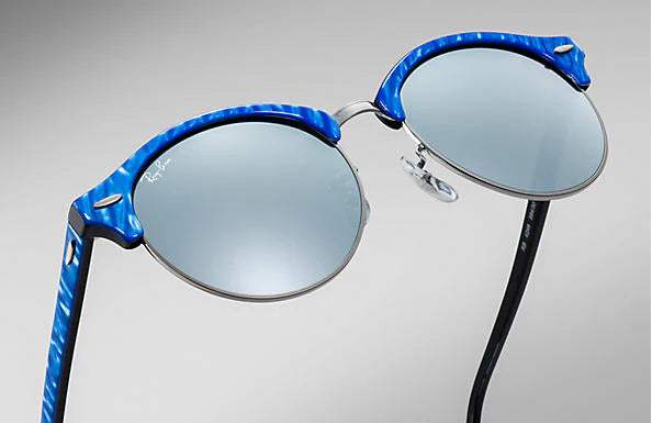 Ray Ban RB 4246 984/30 - Blue/Silver by Ray Ban for Unisex - 51-19-145 mm Sunglasses
