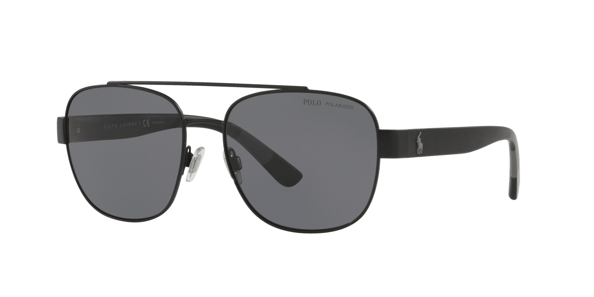 Polo Ralph Lauren PH 3095 9038-87 - Matte Black-Grey by Ralph Lauren for Men - 63-16-130 mm Sunglasses