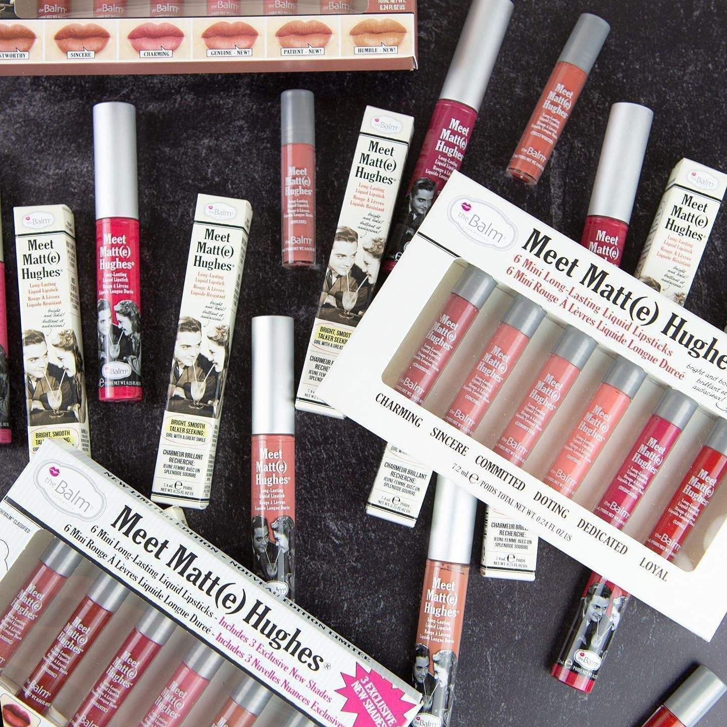theBalm Meet Matte Hughes Set of 6 Mini Long-Lasting Liquid Lipsticks 2
