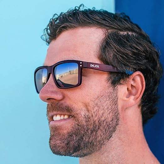 Solize Surfers Paradise - Brown to Ebony by DelSol for Unisex - 1 Pc Sunglasses