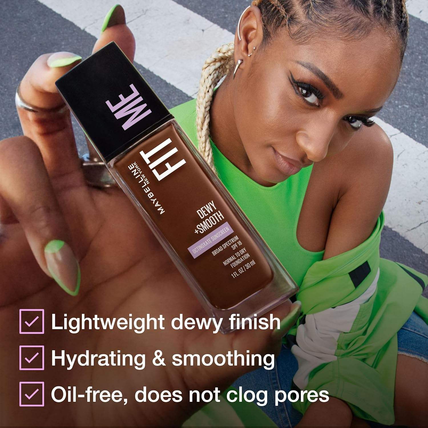 MAYBELLINE Fit Me! Dewy and Smooth Foundation - Buff Beige