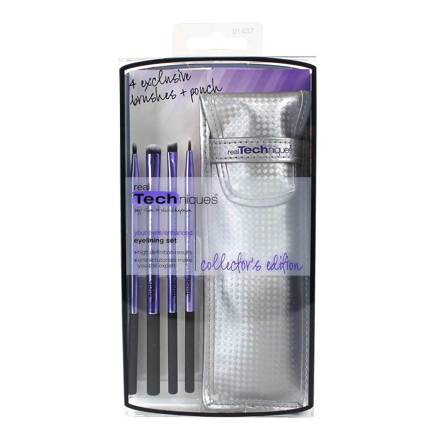 Real Techniques Limited Edition Eyelining Set - Plush Synthetic Bristles