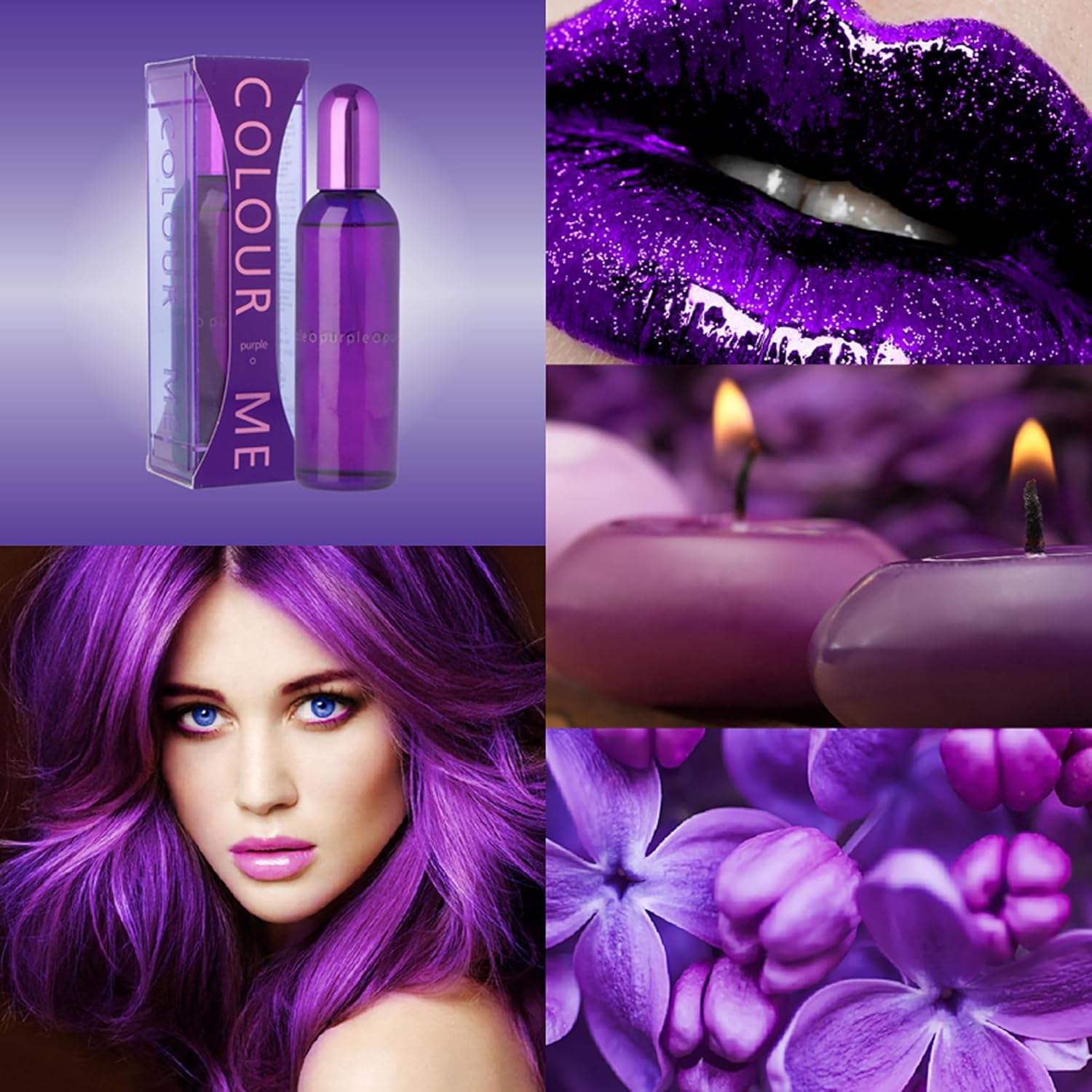 Colour Me Purple by Milton-Lloyd for Women - 3.4 oz EDP Spray (Tester)