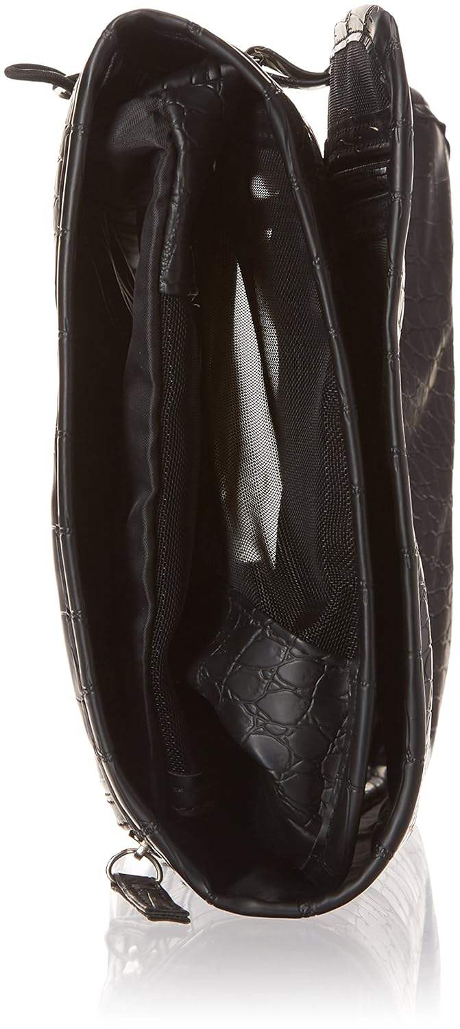 NYX Black Croc Travel Bag