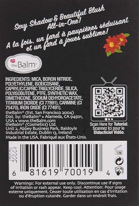theBalm Hot Mama Shadow Blush - Peachy Pink
