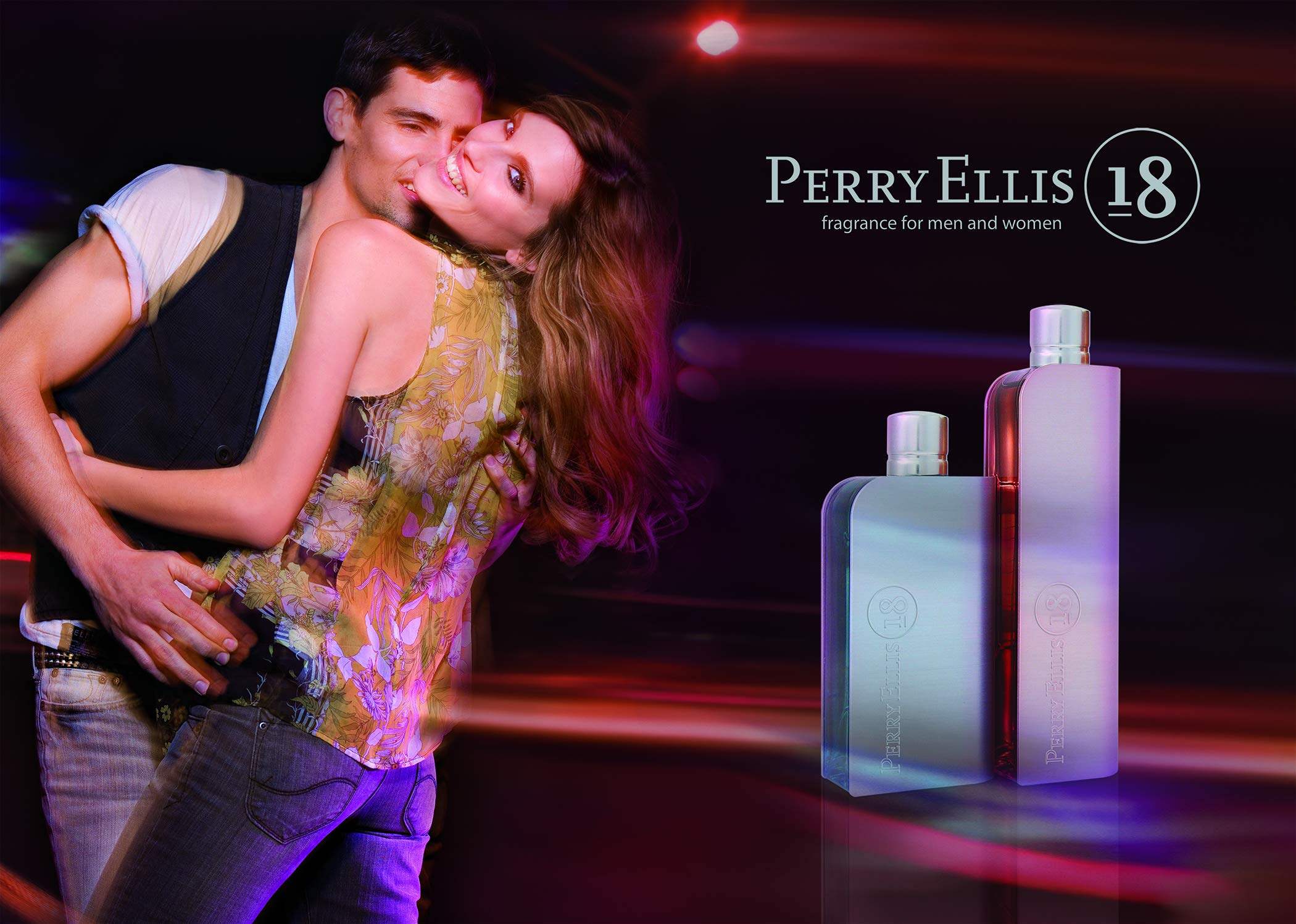 Perry Ellis 18 by Perry Ellis for Men - 4 Pc Gift Set 3.4oz EDT Spray, 0.25oz EDT Spray, 6oz Body Spray, 3oz Hair and Body Wash