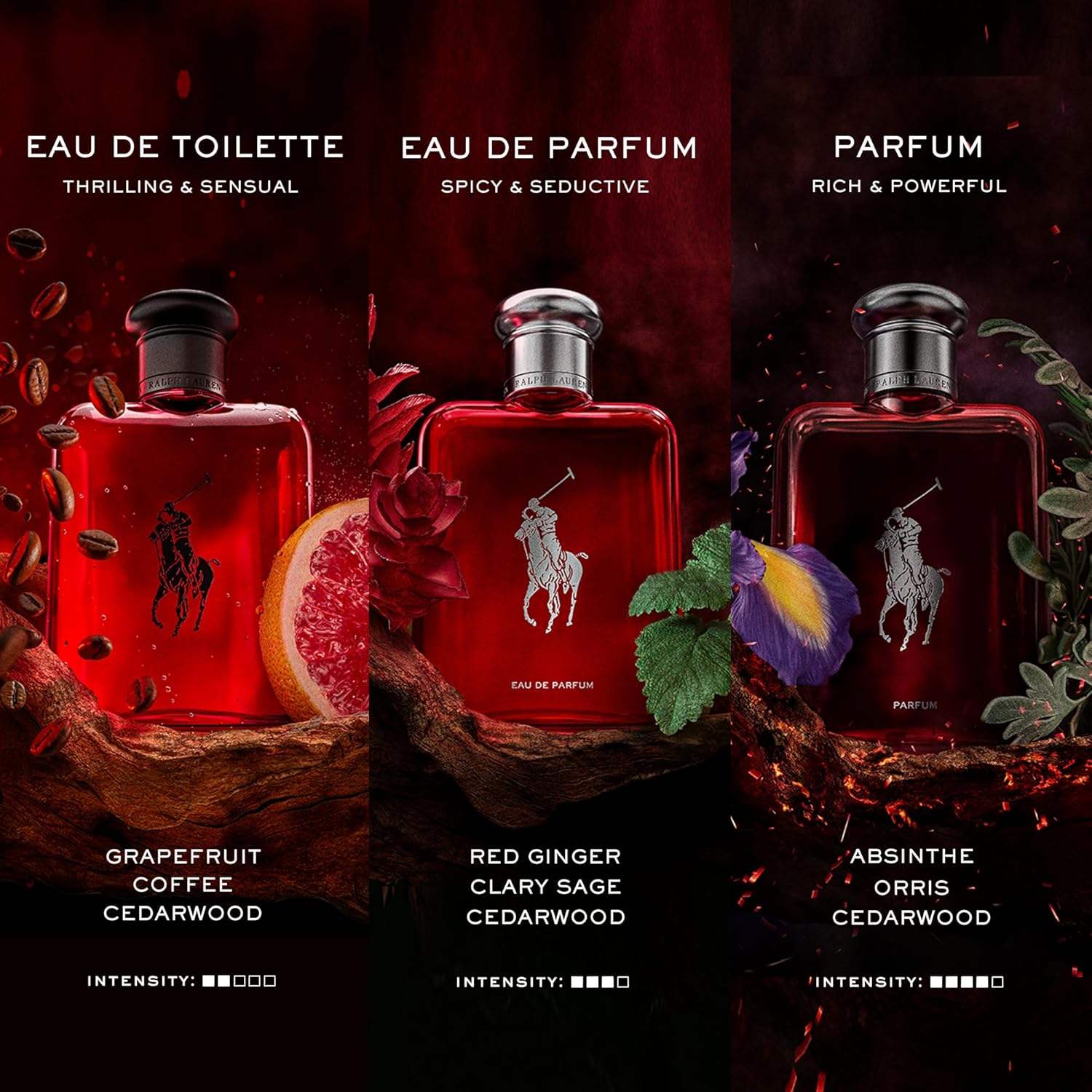 Polo Red by Ralph Lauren for Men - 4.2 oz EDT Spray