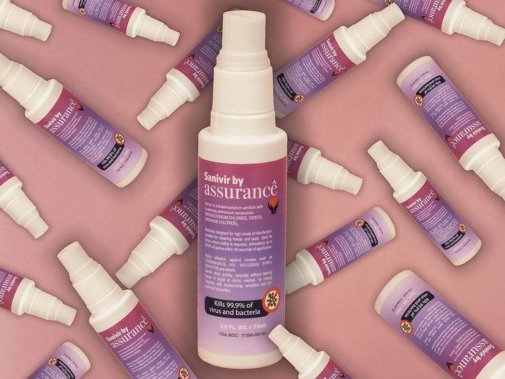 Sanivir Hand Sanitizer Solution by Assurance for Unisex - 2.5 oz Hand Sanitizer