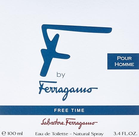 F by Ferragamo Free Time by Salvatore Ferragamo for Men - 3.4 oz EDT Spray