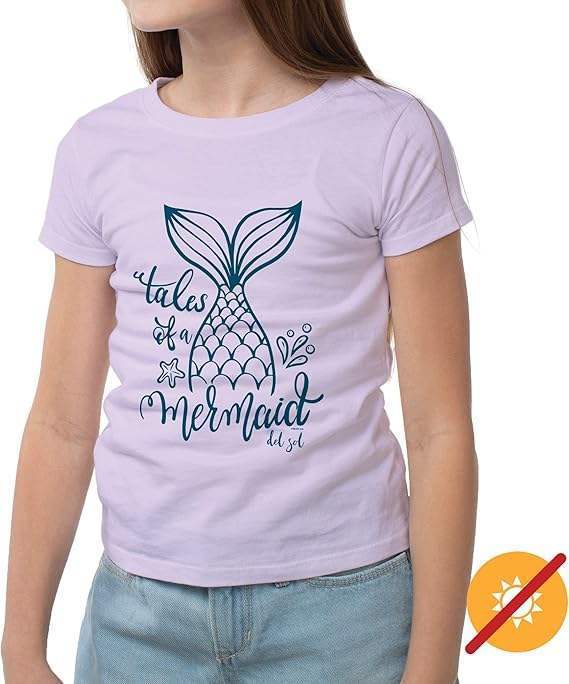 Kids Crew Tee - Tales of a Mermaid by DelSol for Kids - 1 Pc T-Shirt (YM)