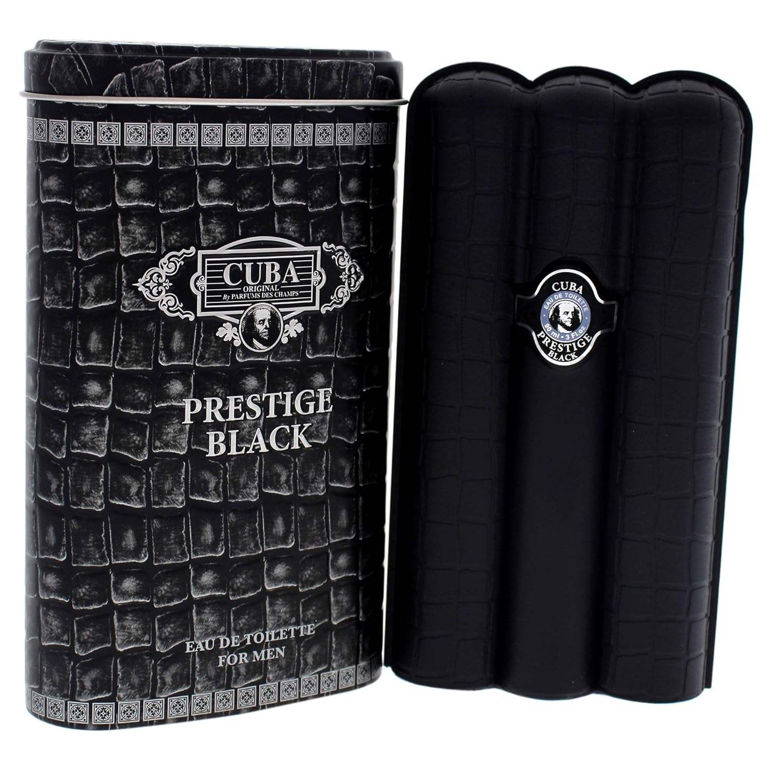 Cuba Prestige Black by Cuba for Men - 3 oz EDT Spray