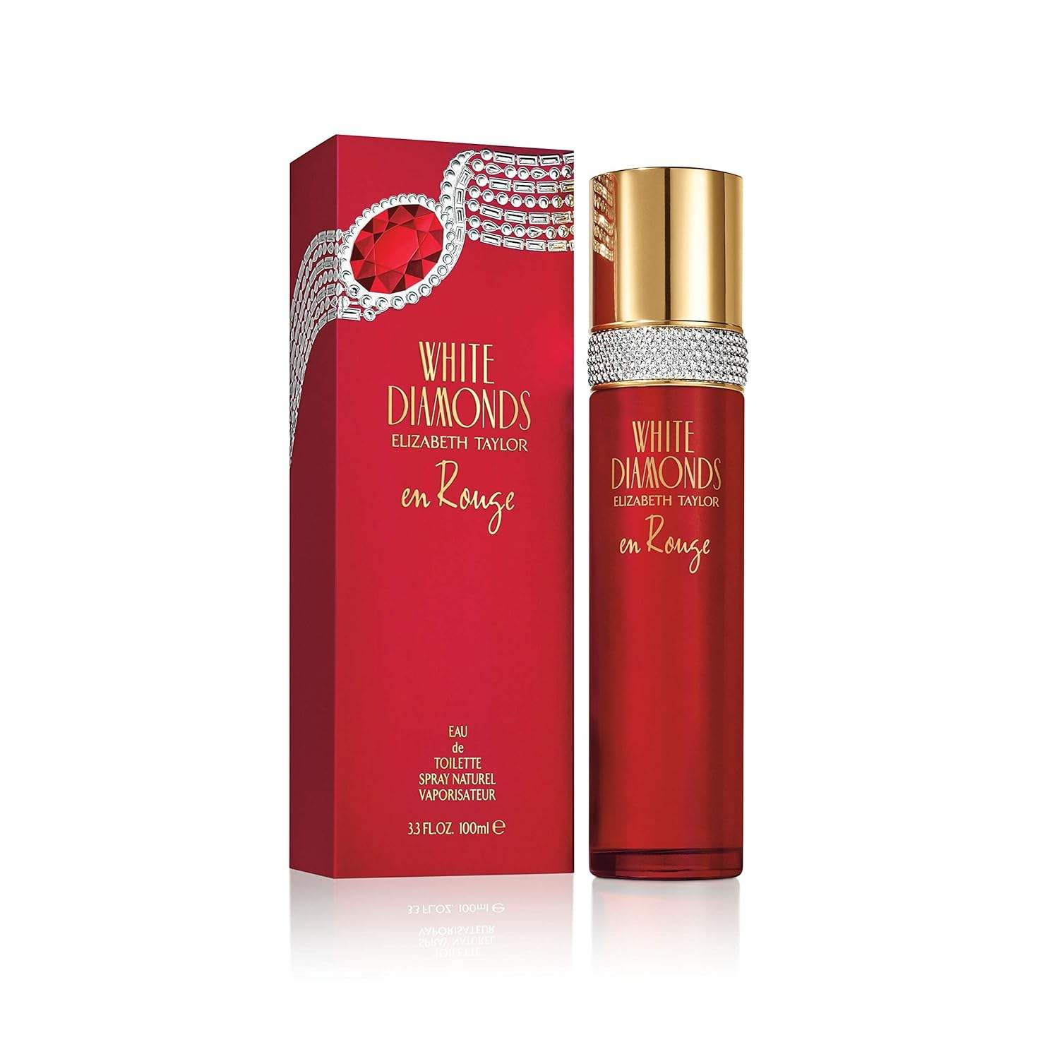 White Diamonds En Rouge by Elizabeth Taylor for Women - 3.3 oz EDT Spray (Tester)