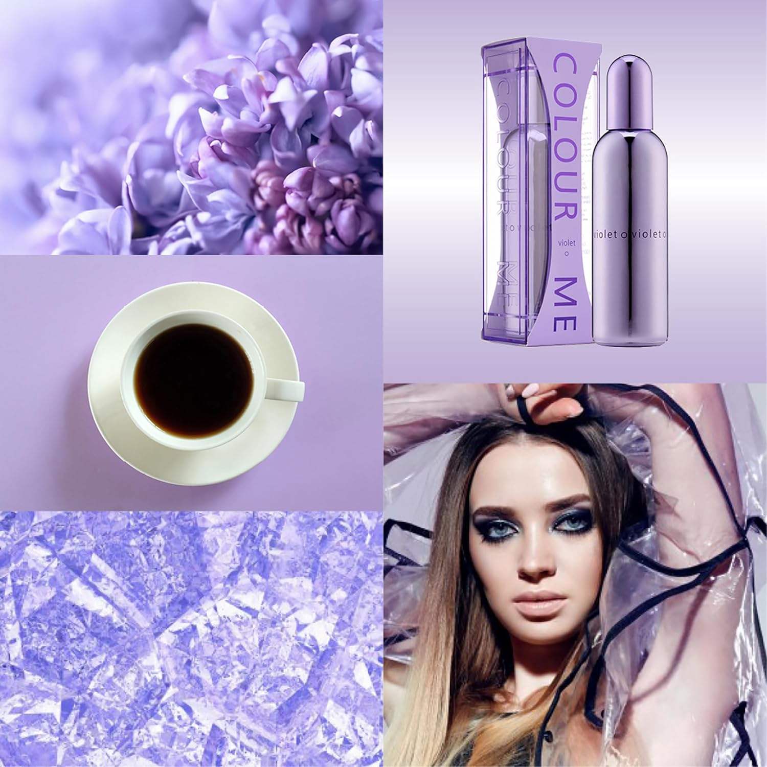 Colour Me Violet by Milton-Lloyd for Women - 3.4 oz EDP Spray