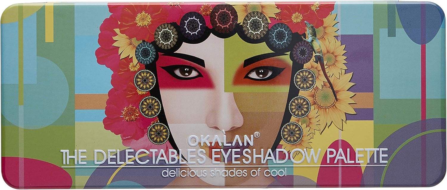 OKALAN The Delectables Eyeshadow Palette B Display Set, 6 Pieces