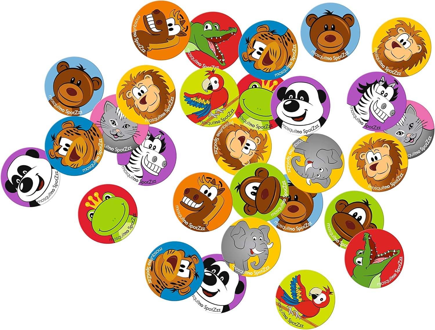 Spotz Safari Stickers by Mosquitno for Kids - 5 Pc Sticker