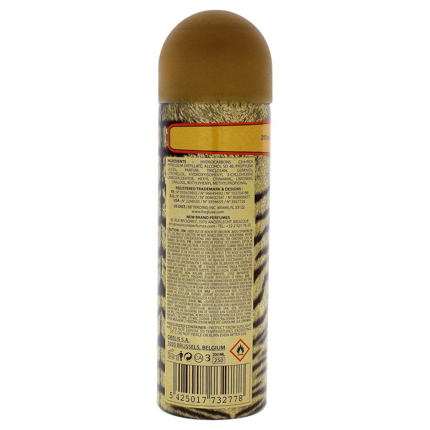 Cuba Jungle Tiger by Cuba for Women - 6.6 oz Body Spray