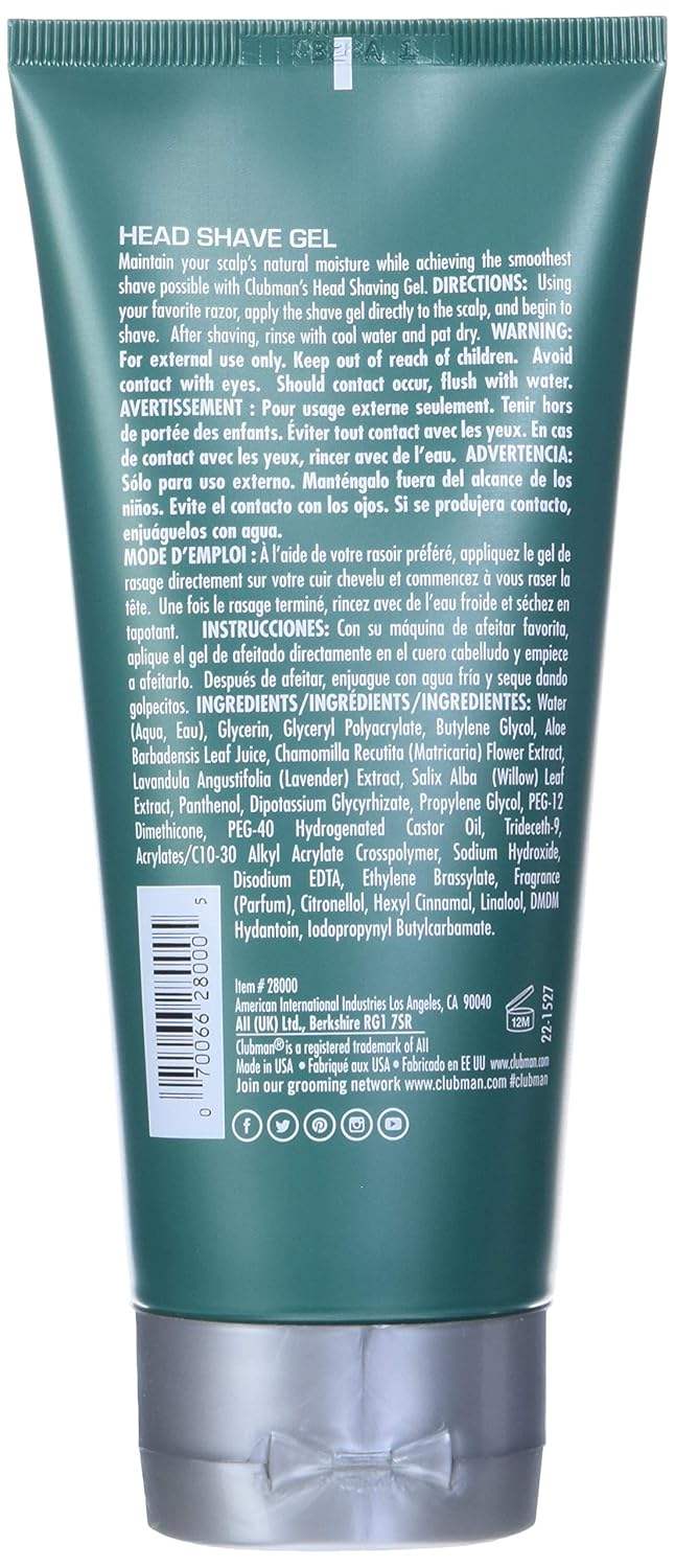 CLUBMAN Head Shave Gel