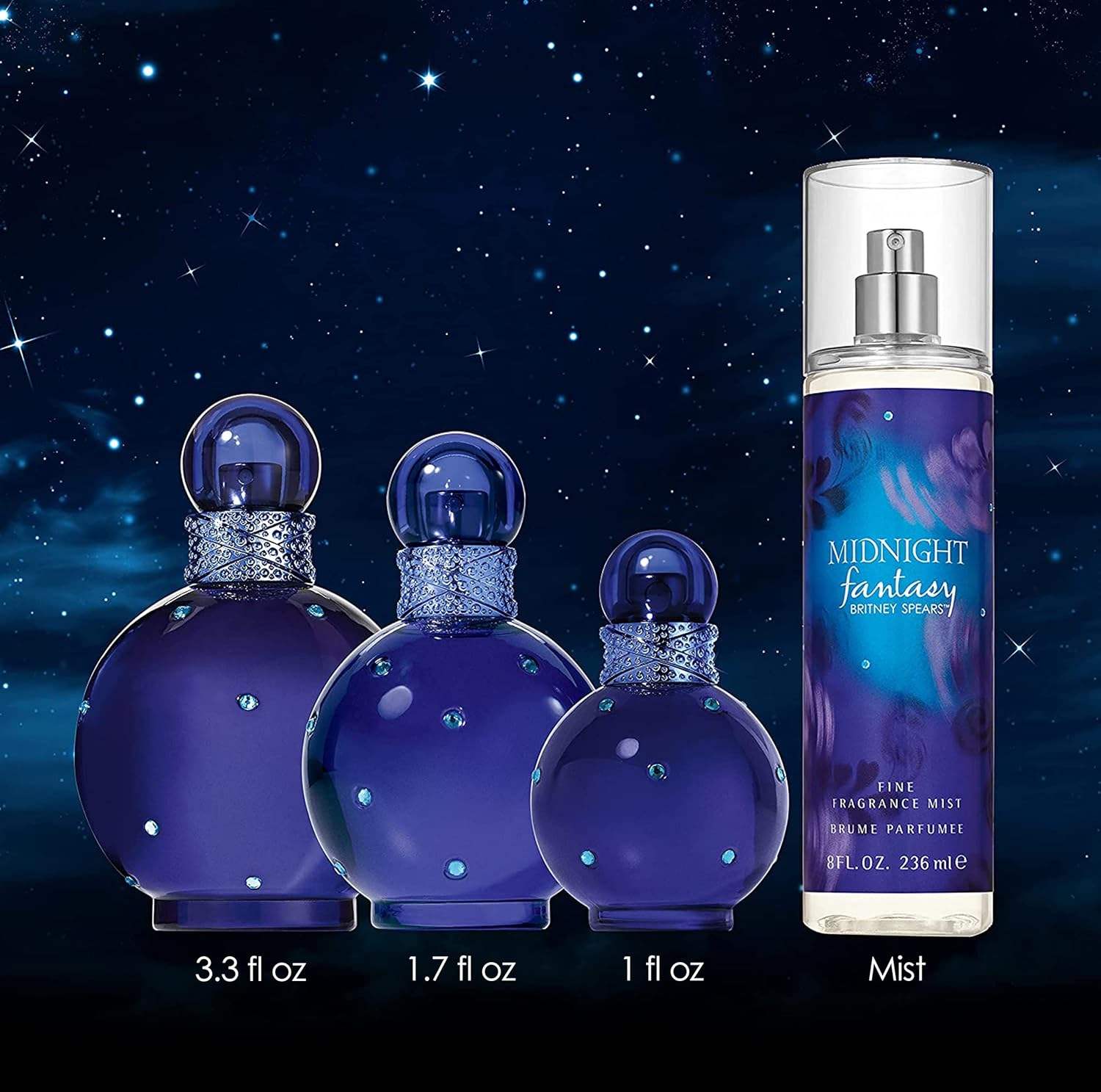 Midnight Fantasy by Britney Spears for Women - 3.3 oz EDP Spray
