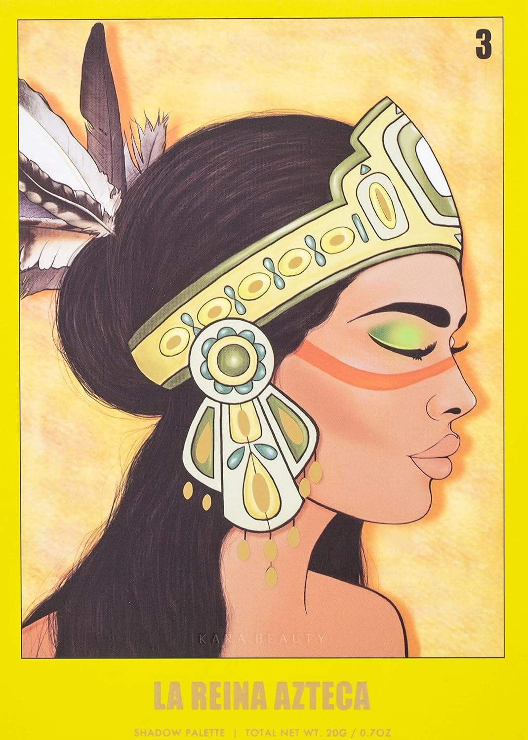 KARA BEAUTY La Reina Azteca Shadow Palette ES77