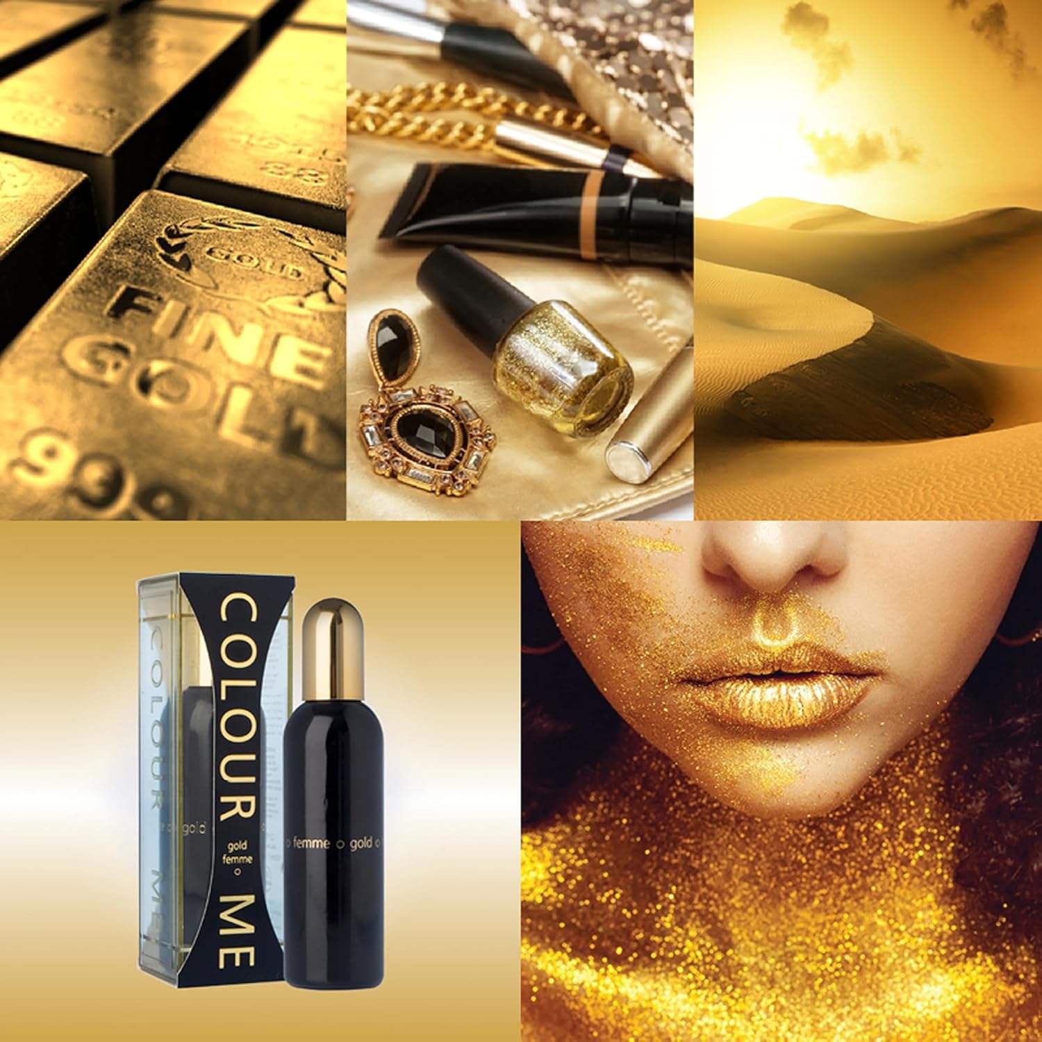 Colour Me Femme Gold by Milton-Lloyd for Women - 1.7 oz EDP Spray